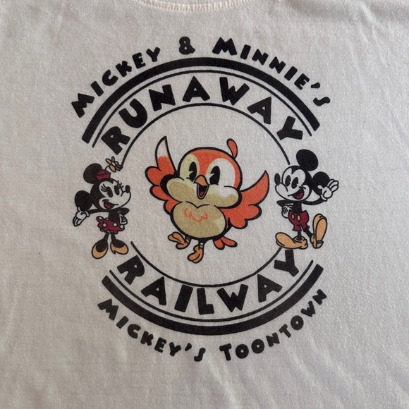 Disney Mickey & Minnie Runaway Railway Graphic T-shirt size XL - Picture 4 of 8